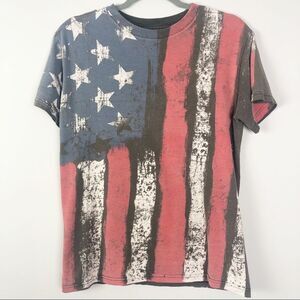 IT’S ABOUT THE ART | American Flag Graphic Tee Men’s Size Small or XLarge